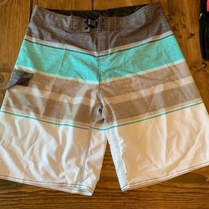 Striped Board shorts